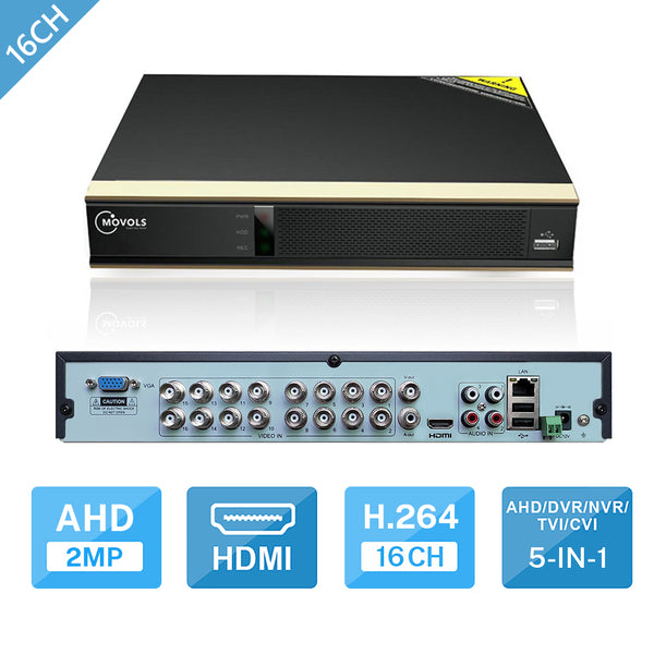 8CH/16CH 2MP(1080P) 5-in-1 Digital Video Recorder for CCTV HDMI Video Output Support Camera