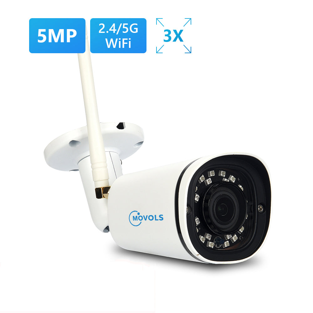 5.0 MP 3x Optical Zoom WIFI Network Video Surveillance Camera