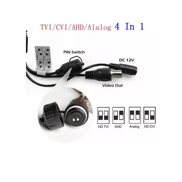 MOVOLS 1080P CCTV Camera 2MP HD Indoor Outdoor Waterproof Analog Sony Sensor Bullet IR AHD / TVI / CVI/CVBS Surveillance Camera