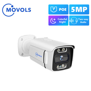 Movols 5MP 4K POE Security Camera for POE CCTV System
