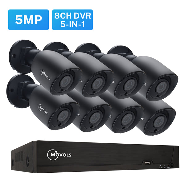5.0 MP Super HD Security Camera System 8CH/16CH H.265 XVR with 4/8/12/16 pcs Camera