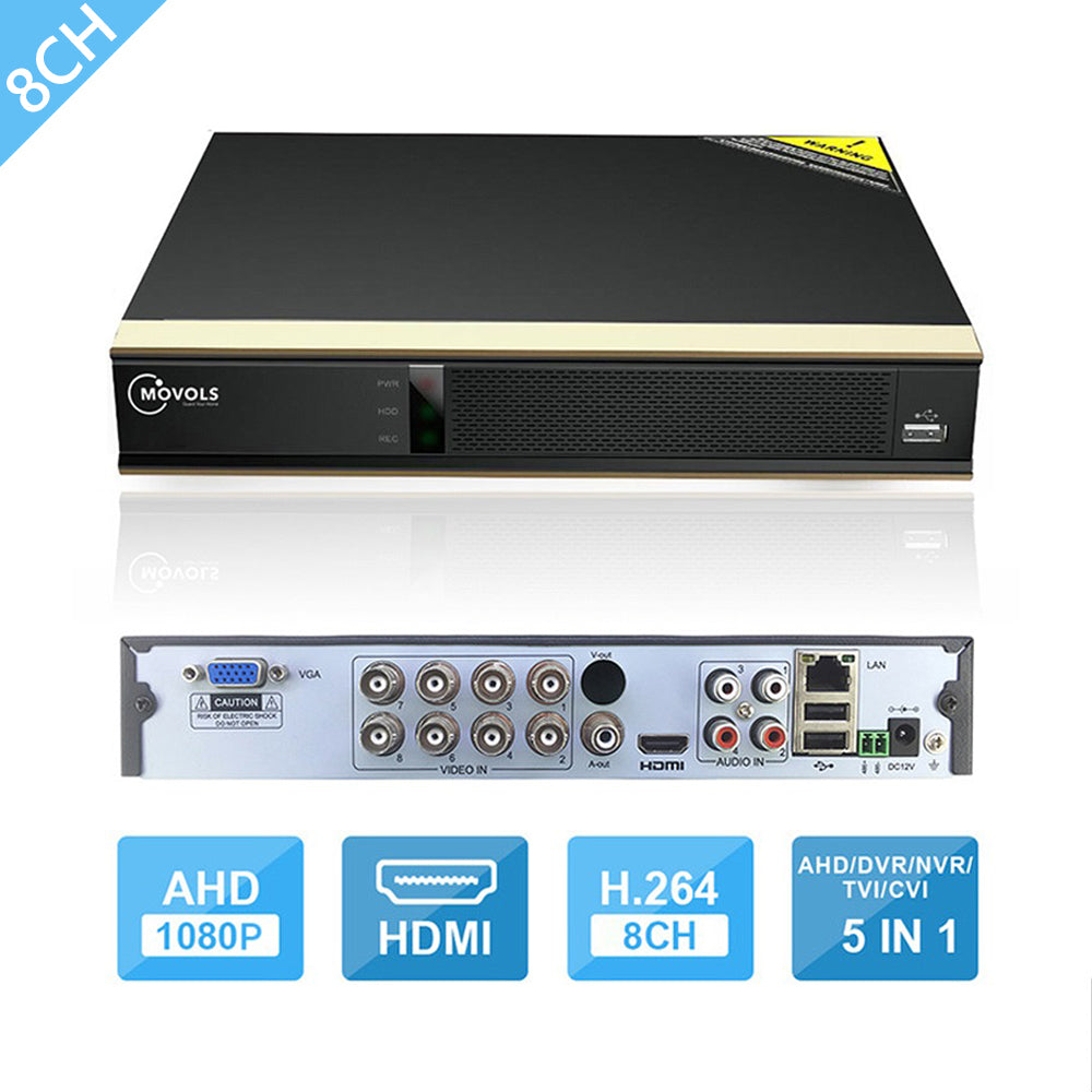 8CH/16CH 2MP(1080P) 5-in-1 Digital Video Recorder for CCTV HDMI Video Output Support Camera
